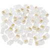 MACH POWER Plug rj45 utp cat6 8p8c trasparenti confezione da 100 pezzi