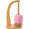 NECBAOA Porta Gomitolo Legno per Uncinetto e Maglia - Filare di Lana con Meccanismo Magnetico Rotante e Base Antiscivolo - Supporto per Lavori a Maglia, Idea Regalo per Amanti dell'Uncinetto