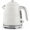 SWEISS KTS8 Bollitore elettrico vintage, 1 litro, corpo in ACCIAIO INOX, colore CREMA RETRÒ con dettagli cromati