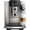 JURA E8 Midnight Silver Macchina da caffè espresso a 2 tazze COMPLETAMENTE AUTOMATICA (dai chicchi al caffè), colore MIDNIGHT SILVER, bevande con latte, 27 tipi di bevande, funzione LIGHT BREW, accessorio per sciroppi SWEE