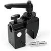 Bohaner Super kit di morsetti con perno filettato da 1/4 e 3/8, impugnatura a ganascia da 6,1 cm, massimo 15 kg, con perno in argento, per illuminazione di studio fotografico, videocamera, tubo