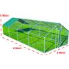 Gabbia per animali da esterno - Recinto per Polli 3 x 8m x 2m H - 24 mq - 117Kg