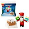 LEGO Creator Divertimento natalizio con Babbo Natale,Eta 6+