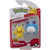 JAZWARES Pokemon - Battle Figure Pack Serie 4 - Marill E Pikachu