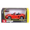 BBURAGO Porsche718 Boxster Scala 1:24, Replica Diecast con Portiere Apribili, Licenza Ufficiale Porsche ,Eta 3+
