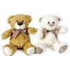 De.Car2 Peluche orsetto 30 cm con fiocco,1 pezzo colore casuale,Decar ,Eta 1+