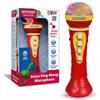Bontempi StarMic Karaoke - Microfono con Effetti Luminosi per Esibizioni da Vera Star, Rosso, 60x195x60 mm,Bontempi,Eta 3+