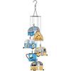 Sunset Vista Designs 93648 Glamping Bees-22 x 6 x 6 Handcrafted Wind Chime, Retro Bee Camper