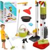 NCTNCX Set di 14 spazzole per bambini, aspirapolvere per bambini, a partire dai 2 anni, set di pulizia per bambini con aspirazione e funzione audio (A-14)
