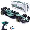 CMJ RC Cars Aston Martin F1 RC Auto radiocomandata AMR22 (scala 1:14) - Telecomando 2,4 GHz - Modello auto da corsa con licenza ufficiale Aston Martin - Conducente: Fernando Alonso & Lance Stroll - Formula 1