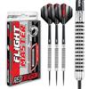 RED DRAGON Fury 2: 23g Flightmaster - Freccette Tungsteno con Punta Acciacio, Voli e Freccette Aste