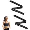 Hugwish Fascia cardio Elastica Regolabile (75 cm a 105 cm) per Bluetooth ANT+ Cardiofrequenzimetro per Garmin, Wahoo, Polar H10 H9, Coospo,Magene, Bryton,LIVLOV, Sensori di distanza da 45 mm (2)