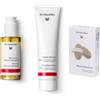 Dr. Hauschka Crema Doccia + Olio Trattante Limone Lemongrass +Beauty Body Brush 1 pz Set