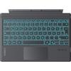 Inateck Tastiera Surface Pro 7, compatibile con Surface Pro 7/7+/6/5/4 con trackpad, Bluetooth 5.3, illuminazione di sfondo 7 colori, QWERTZ, KB02027
