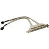 zdyCGTime scheda madre 4 porte USB 2.0 HUB di espansione pannello posteriore header staffa