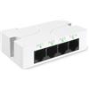 Revotech 3 Port Poe Extender, Poe Repeater 100 Metri, Extender IEEE802.3af/at Compatible, 1 in 3 out Adattatore Poe per la Fotocamera Poe/Dispositivo Poe, 10/100 Mbps RJ45, Plug And Play 1 (POE5005)