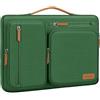 MOSISO 16 pollici Custodia Laptop, 15-15,6 pollici Custodia PC Compatibile con MacBook Pro 16, HP, Acer, Dell, Lenovo, ASUS, Lato Aperto Borsa con 4 Cerniera Tasche&Maniglia, Verde Giungla