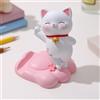EsportsMJJ Delizioso Gatto Fortunato Supporto per Cellulare Carino Ornamento per Ufficio Decorazione per Scrivania Supporto in Resina - A