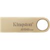 Kingston DataTraveler SE9 Gen 3 - 256GB - 220MB/s lettura - Metallo - USB 3.2 Gen 1 - Dorato