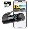 KAWA 3K Front Dash Cam, Voice Control, Parking Mode 24/7, 32GB SD Card, G-Sensor, Dashcam 360 Degrees, Night Vision, Loop Recording, WiFi&APP, 3K Car Camera, Truck, RV, SUV, Van