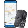 Zeerkeer Localizzatore GPS per Auto Anti-perso, Tracciatore di Posizione in Tempo Reale, GPS Tracker con IP67 Impermeabile Geo-fence Alarm App Gratuita 250 Giorni Standby, Impermeabile e Magnete 20000mAh
