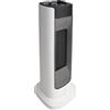 VOLTMAN, Radiatore a torre da 2000 W, Riscaldamento rapido ed efficiente, Rotazione di 60°, Termostato meccanico, Sicurezza antisurriscaldamento e antiribaltamento, Bianco/Nero