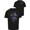 Mister Tee Le Papillon Oversize Tee, T-shirt, Uomo, Nero (Black), S
