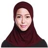 GUMEI Donne Cotone Musulmano Mini Hijab testa sciarpa Tinta unita Copertura completa Cappellino interno Islamico Arabo Wrap Scialle Turbante Cappello Cappelli