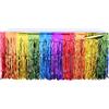MUNSKT 4 pezzi gonne da tavolo colore, gonna da tavolo per compleanno, feste, matrimoni, fidanzamento e serate