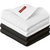 Artoid Mode Set di 4 strofinacci da cucina in 100% cotone, 34 x 34 cm, lavabili e assorbenti