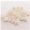 XIZHI Mini rose finte fiori artificiali, 100 pezzi, 3,5 cm, testa di rosa rossa in schiuma per fai da te, accessori per casa, feste, decorazioni per la casa e baby shower (bianco)