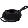 Le Creuset Padella doppio becco Evolution in ghisa vetrificata, Rotonda, diameter 16 cm, Nero Matt, 20182160000422