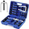 Moendergo 16 estrattori per cuscinetti interni ciechi, set di estrattori per fori ciechi, kit di estrattori con martello scorrevole, set di strumenti per la rimozione dei cuscinetti ciechi, con