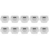 EBTOOLS Dash Trim Strip Inserti Clip Gommini, per BMW E46 Clip 10 Pezzi Plastica Auto Porta Inserto Trim Strisce Occhielli Clip Card Inlay per E46 E90 E91 E92 E93