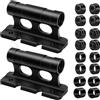 YIMINI Supporti Forcella Bici Montaggio Forcella Bici Clip Fissa Forcella Anteriore, Portabici A Sgancio Rapido, Supporto Forcella A Sgancio Rapido (B)