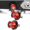YIEBA Supporti per Forcellone Posteriore - M8 Supporti Cavalletto Alluminio Bobina Braccio Oscillante per GSX-R 600 750 1000 1992-2021 GSXR1100 1993-1998(rosso)