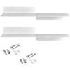 SOTECH set di 2 mensole da parete design HOVER-I 350 x 130 x 78 mm bianco