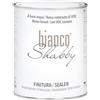 bianco Shabby Finitura Protettiva Trasparente Semi Lucida per Chalk Paint 1L - Antigraffio e Idrorepellente per Mobili, Legno, Arredo e Pareti