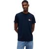 Tommy Jeans Uomo T-Shirt Maniche Corte Slim Sign Chest con Logo, Nero (Black), 4XL
