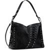 Desigual borsa a tracolla Leiria Tango Patch Shoulder Bag Black nero