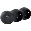 Chacon Biplite nero con USB A e C presa a muro