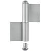 Alberts 414467 Cerniera per cancelli metallici, Tipo KO4, Acciaio, Altezza 180 mm, Diametro Ø14 mm
