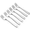 Easymanie 12 Pezzi Forchettina da Dolce in Acciaio Inox, Forchette per Dessert Pasticceria Insalata