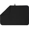 Bellemain Tappetino scolapiatti XXL 61 x 43 cm (tappetino più grande) in microfibra, super assorbente (nero)