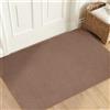 Aoxisicoo Zerbino 90 x 150 cm, super sottile, antiscivolo, resistente, per ingresso, cucina, terrazza, porta di casa, marrone