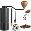 ISHEWUDU Macinacaffè manuale, macinacaffè manuale con macina conica in acciaio inossidabile, macinacaffè manuale portatile e piccolo macinacaffè per espresso a caffettiera francese