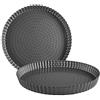 Space Home - Stampo Crostata Perforato Con Fondo Amovibile - Teglia per Quiche e Crostate - Furba e Removibile - 24 cm