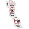 Balinco Carta igienica regalo, carta igienica buon compleanno deco, idee regalo di compleanno divertenti, regalo di compleanno per donne/uomini, 250 fogli (30)