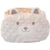 WUFKOP Cuscino Termico Anticoliche per Neonati, Cuscino Riscaldabile al Microonde con e Fasce per Gas e Coliche, Adatto da 0 a 3 Anni (Beige, Design Maialino Carino)