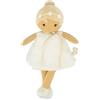 KALOO - Tendresse - La mia prima bambola di stoffa Daphné - Bambola di pezza 32 cm - Abito in organza a pois - Graziosa confezione regalo - Nastro personalizzabile - Fin dalla nascita, K200021